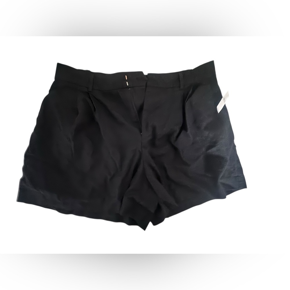 GAP Charcoal Linen-Blend Shorts